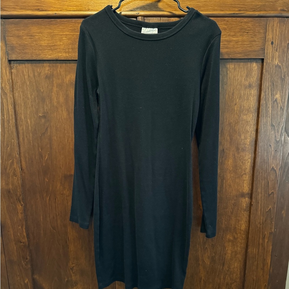 Universal Thread Classic Black Knit Dress